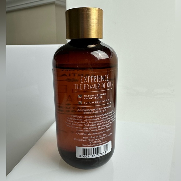 Bath & Body Works Essential Oils Ginger & Cardamom Body Oil Rare - Picture 2 of 5